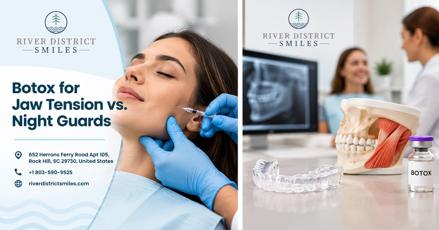 Botox for Jaw Tension vs. Night Guards