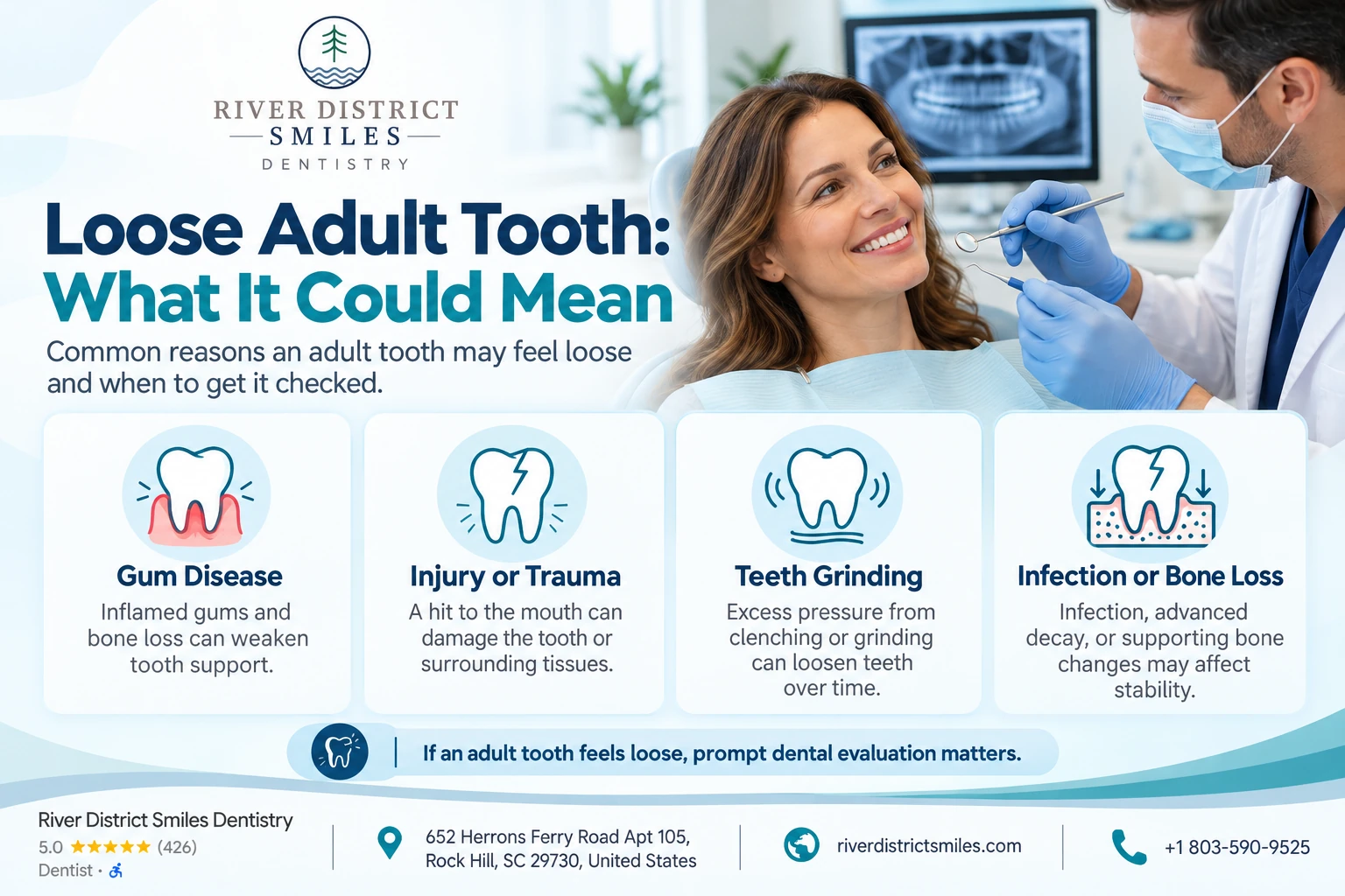 Loose Adult Tooth: What It Could Mean 