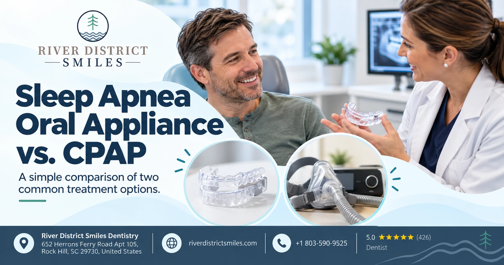 Sleep Apnea Oral Appliance vs. CPAP