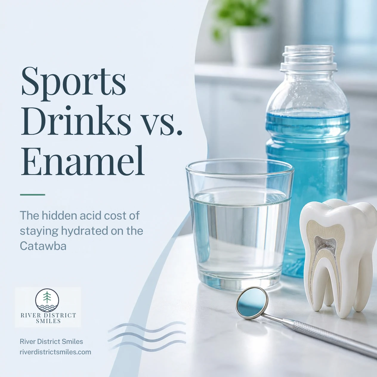 Sports Drinks vs. Enamel: The Hidden Acid Cost of Staying Hydrated on the Catawba