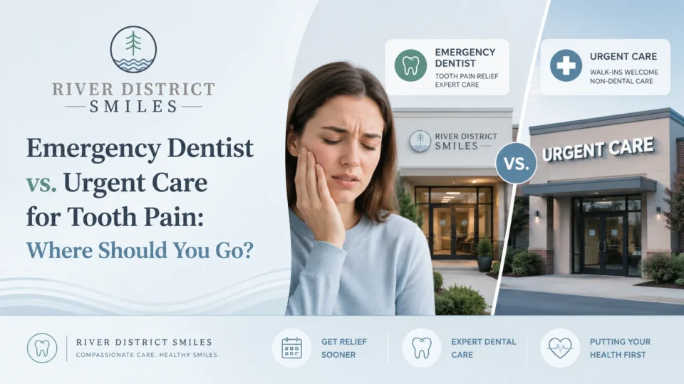 Emergency Dentist vs. Urgent Care for Tooth Pain