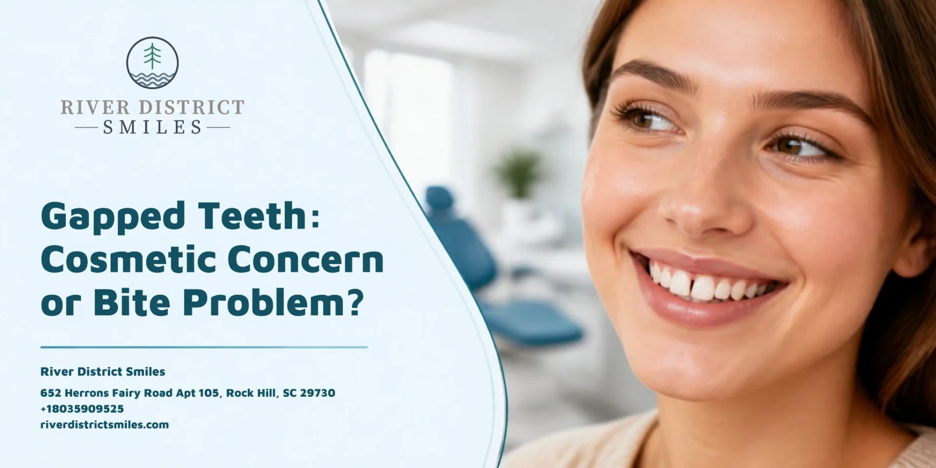 Gapped Teeth: Cosmetic Concern or Bite Problem?