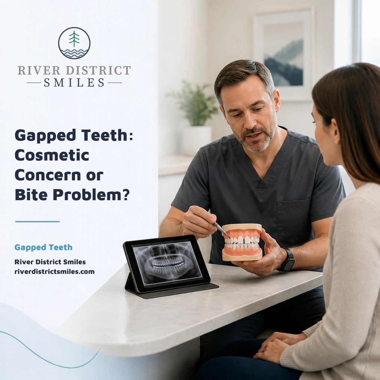 Gapped Teeth: Cosmetic Concern or Bite Problem?