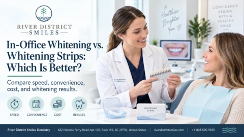 In-Office Whitening vs. Whitening Strips: Which Is Better?
