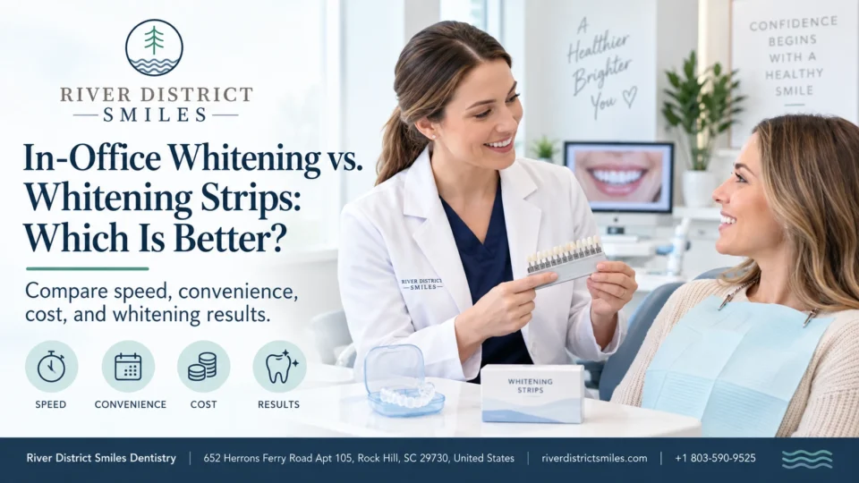 In-Office Whitening vs. Whitening Strips: Which Is Better?