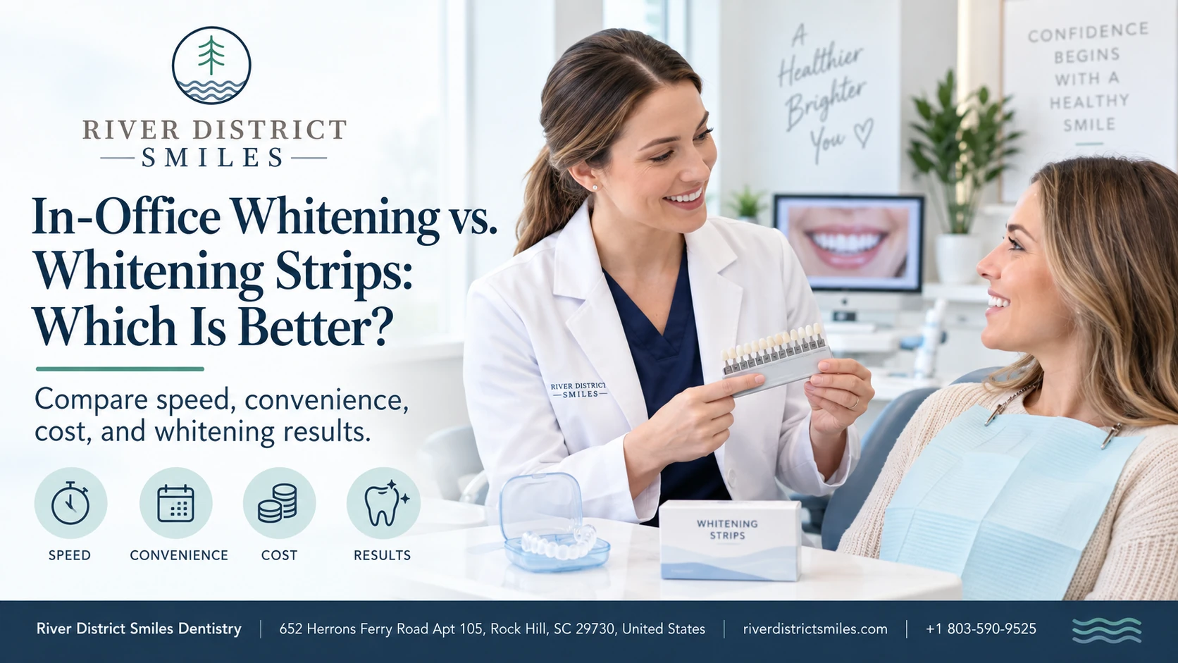 In-Office Whitening vs. Whitening Strips: Which Is Better?