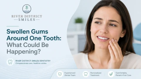 Swollen Gums Around One Tooth